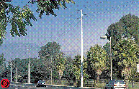 国外的复合材料电杆