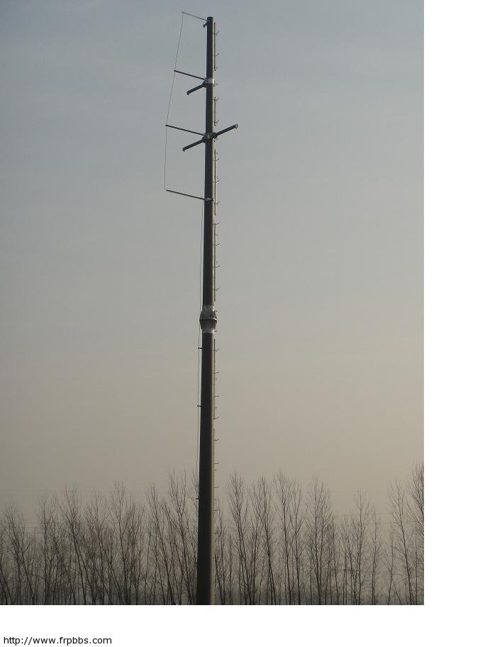 35kV上字形杆塔挂线前