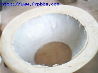 手糊生产出来的产品[废品]