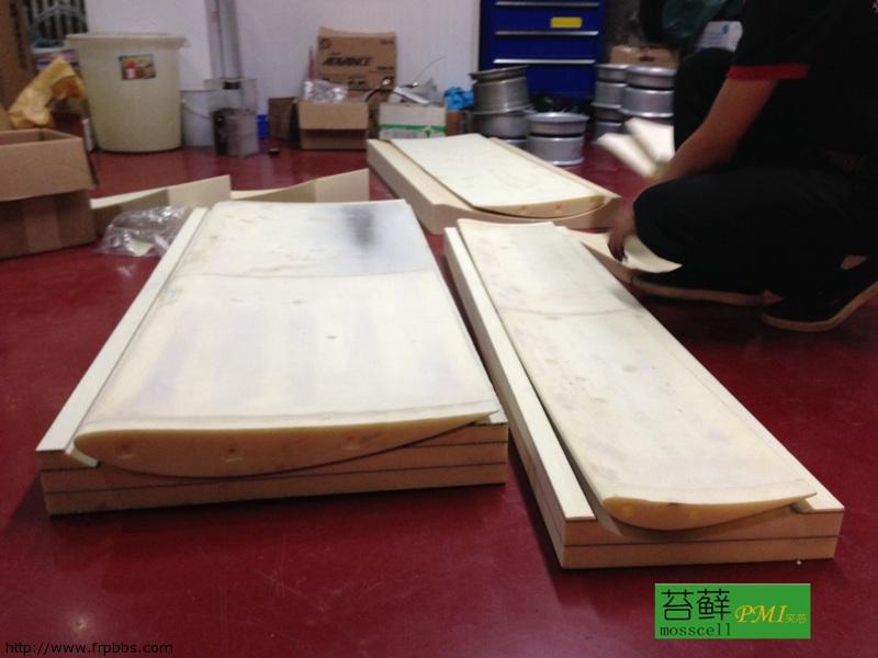 模具也泡沫做的，可耐中温固化