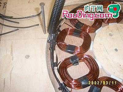 绕好的线圈——作为定子