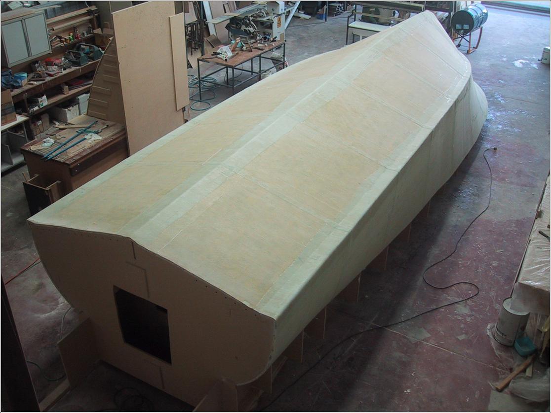 搭建完成后并做纤维补强