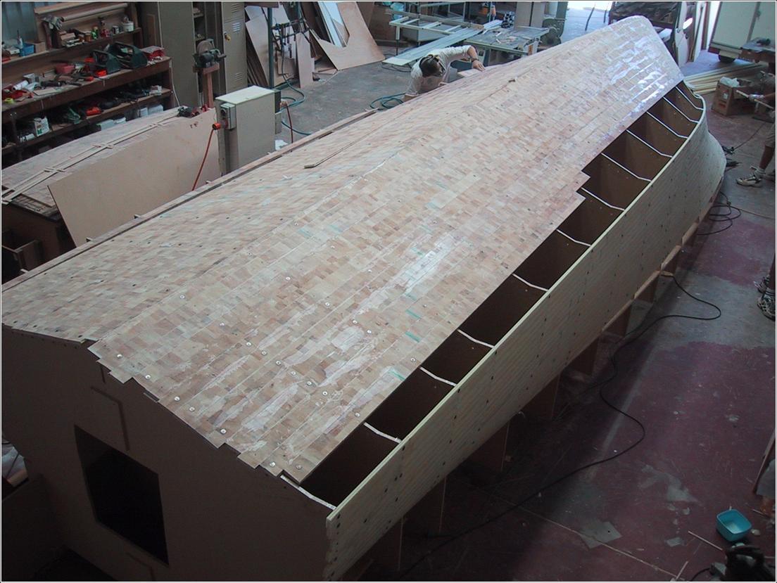 在卡板上搭建还没完成