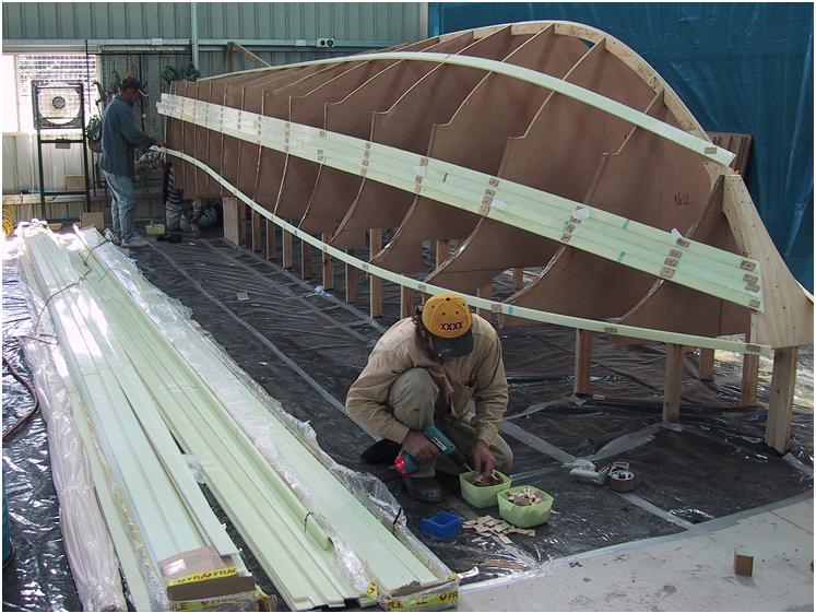 也有用PVC与玻纤和环氧复合的板做的