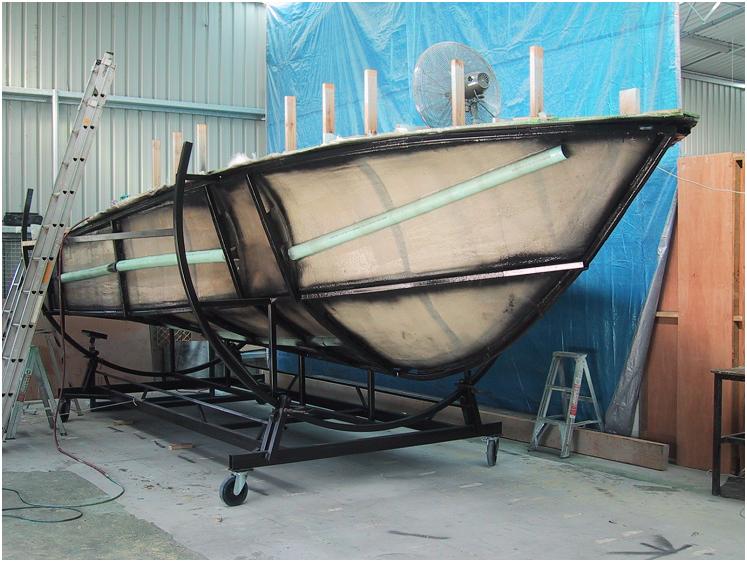 然后把它当成阳模来翻一个船模