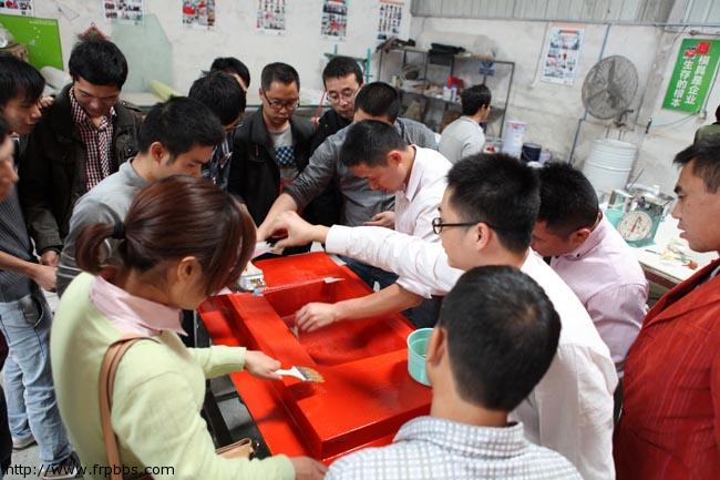 实操制作玻璃钢模具