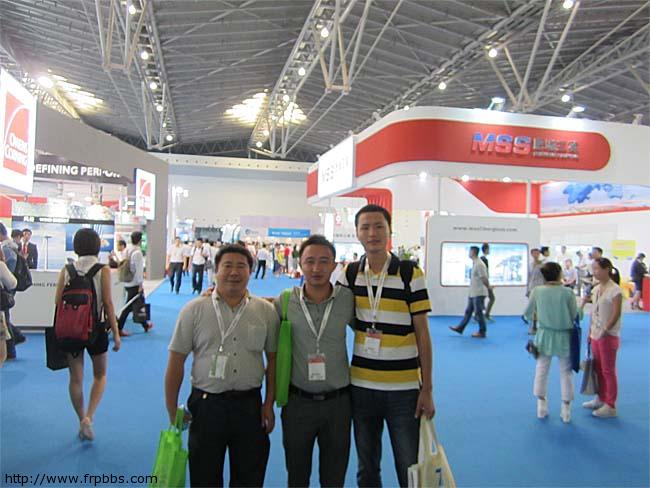 广州博皓同事参观中国国际复材展