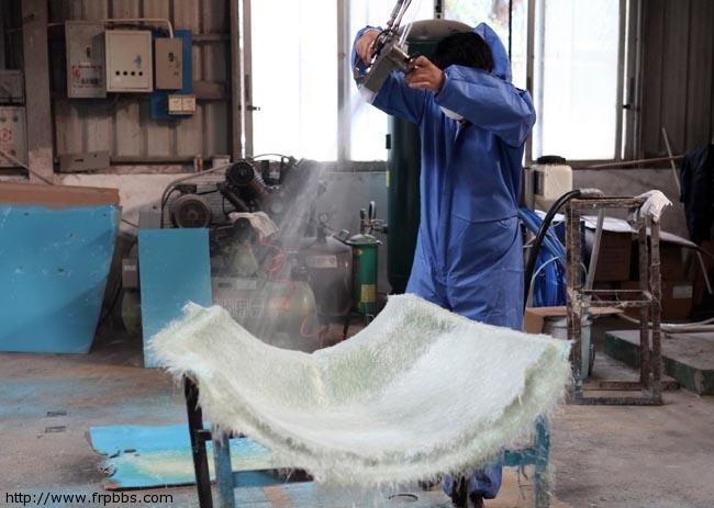 固瑞克FRP设备：短切纤维喷涂系统